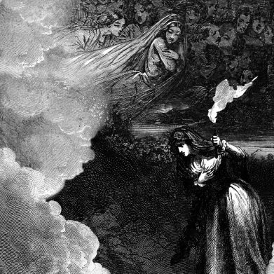Collage poétique – seuil de lumière – univers artistique VLTR
